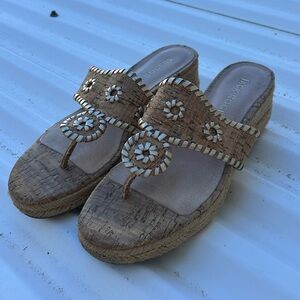 Jack Rogers cork sandals
